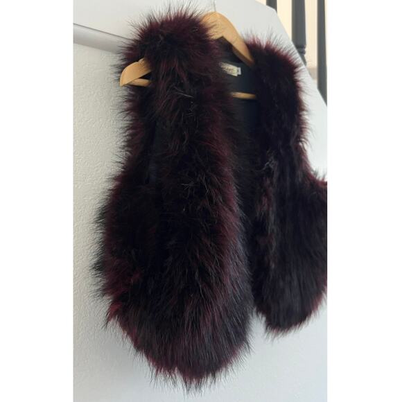Amare Faux Fur Vest Womens Medium Whimsigoth Winter y2k Fairy Grunge Punk Edgy - Picture 3 of 12